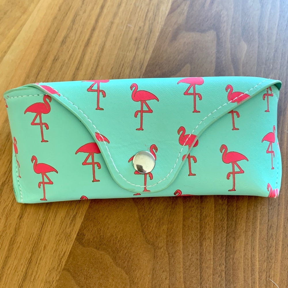 J. Crew Flamingo Sunglass Case